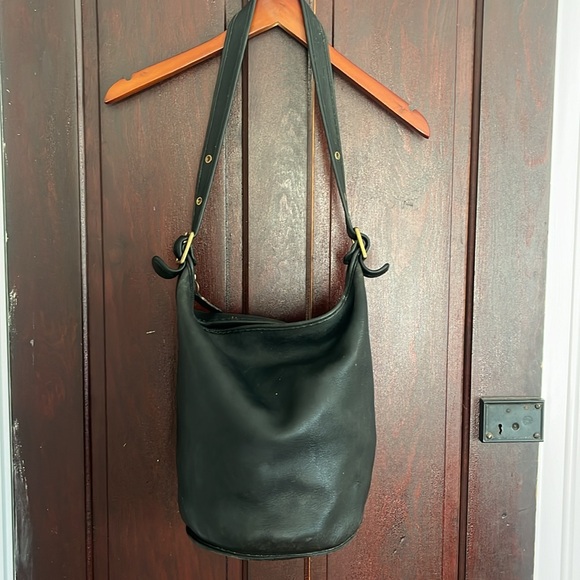 Coach black leather handbag - Picture 7 of 7
